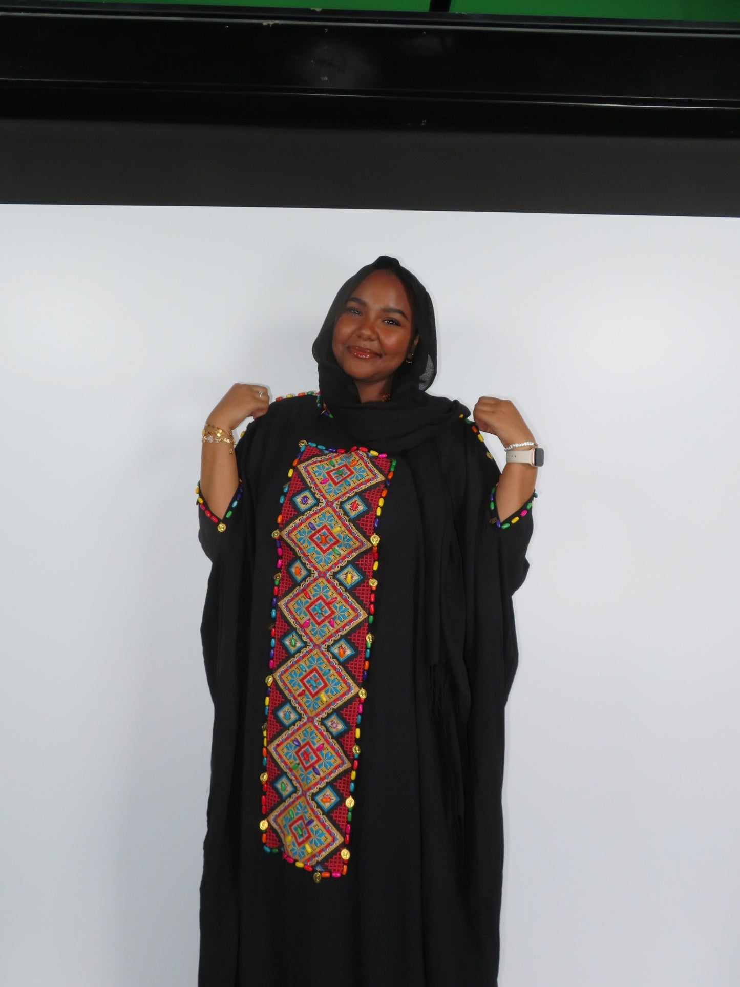 Sinawy Butterfly Abaya (with tie inside)