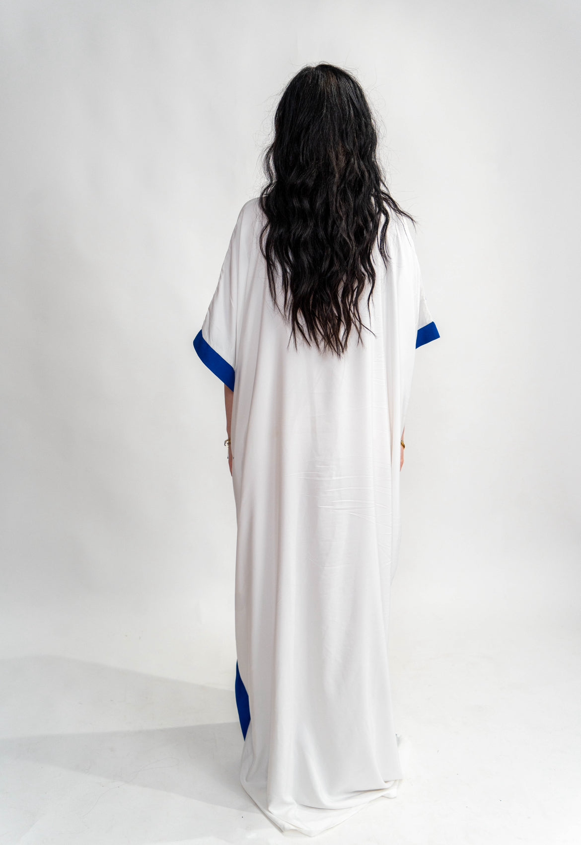 Blue Oasis Farasha Kaftan