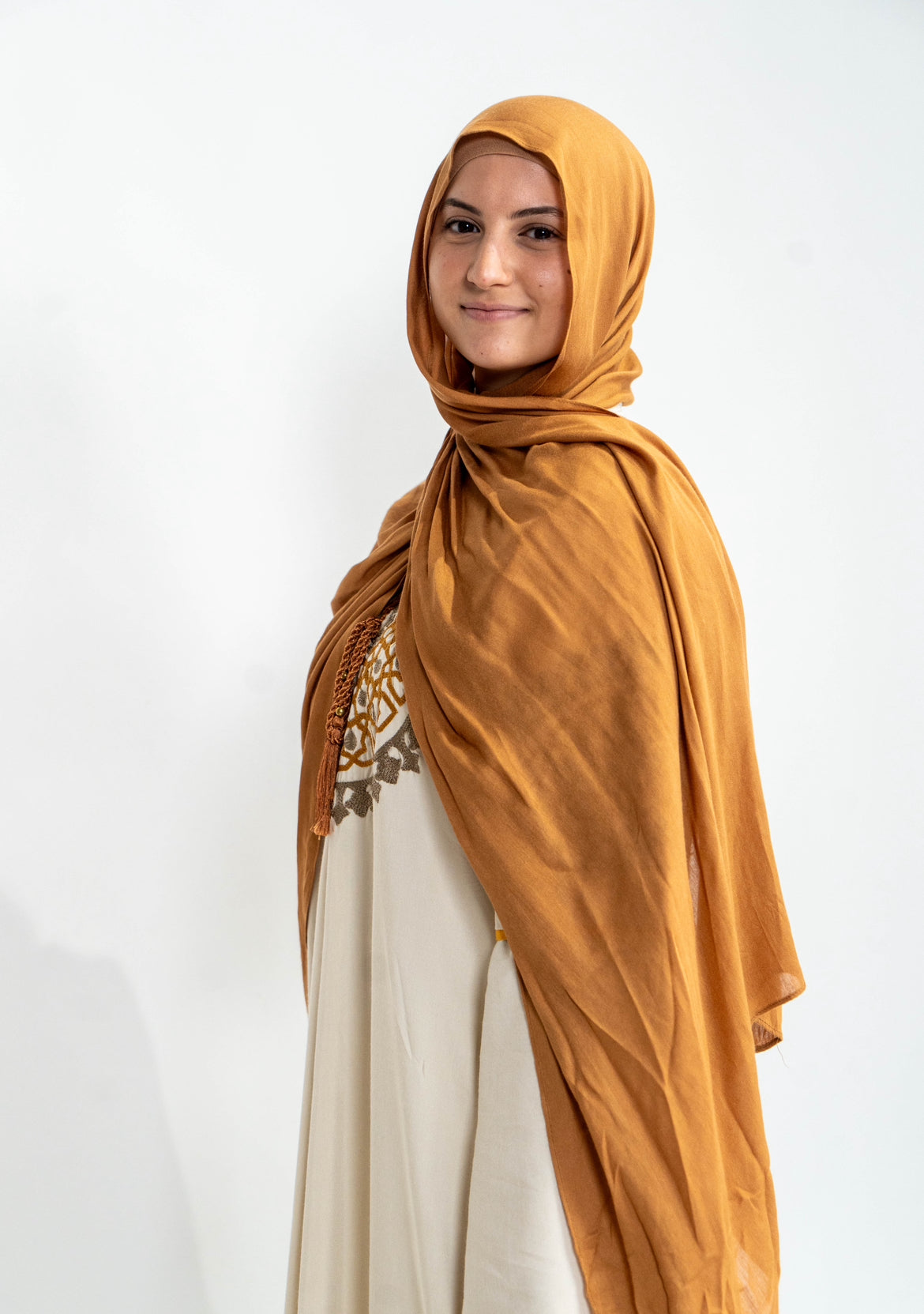 Golden Embrace Abaya