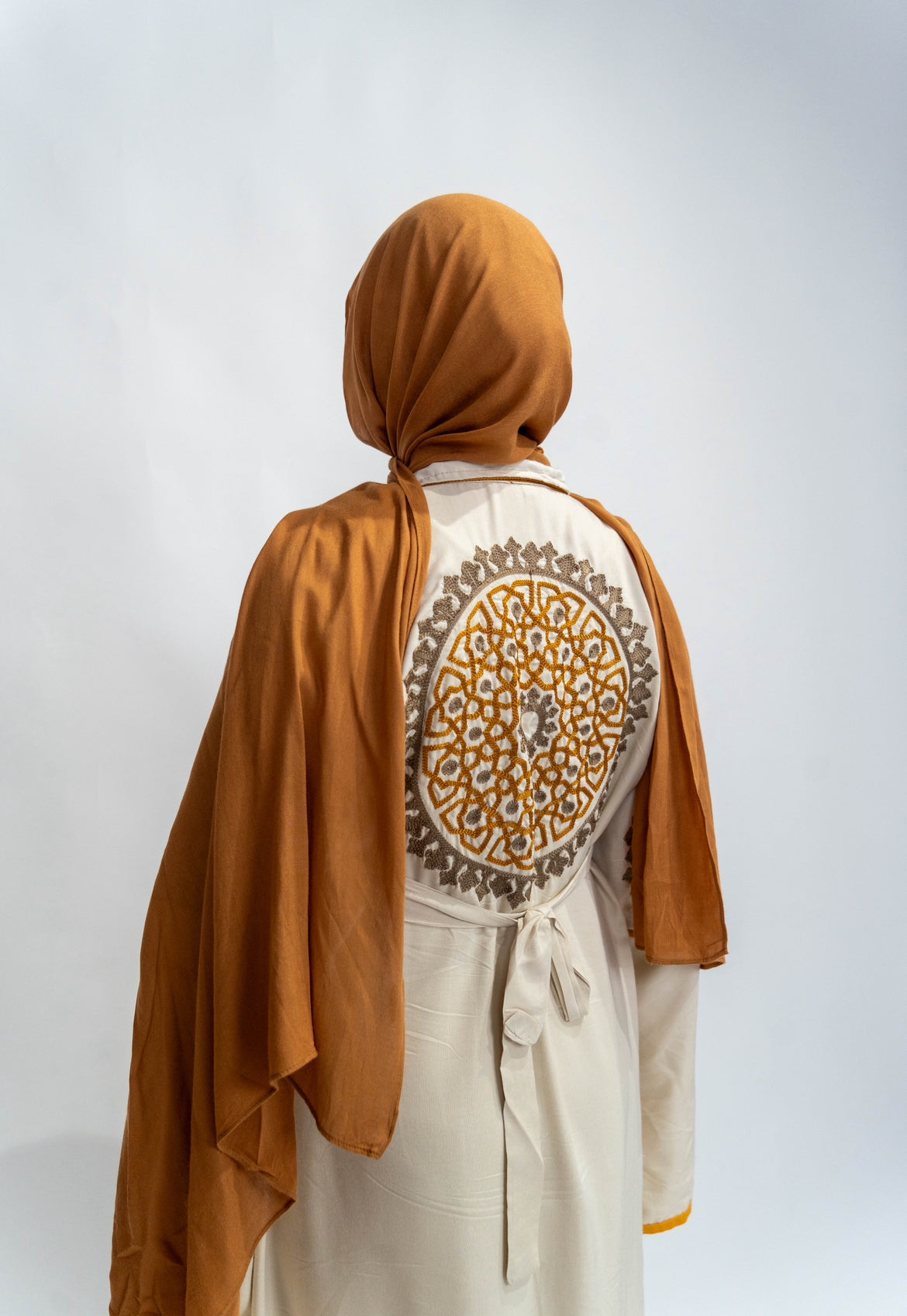 Golden Embrace Abaya