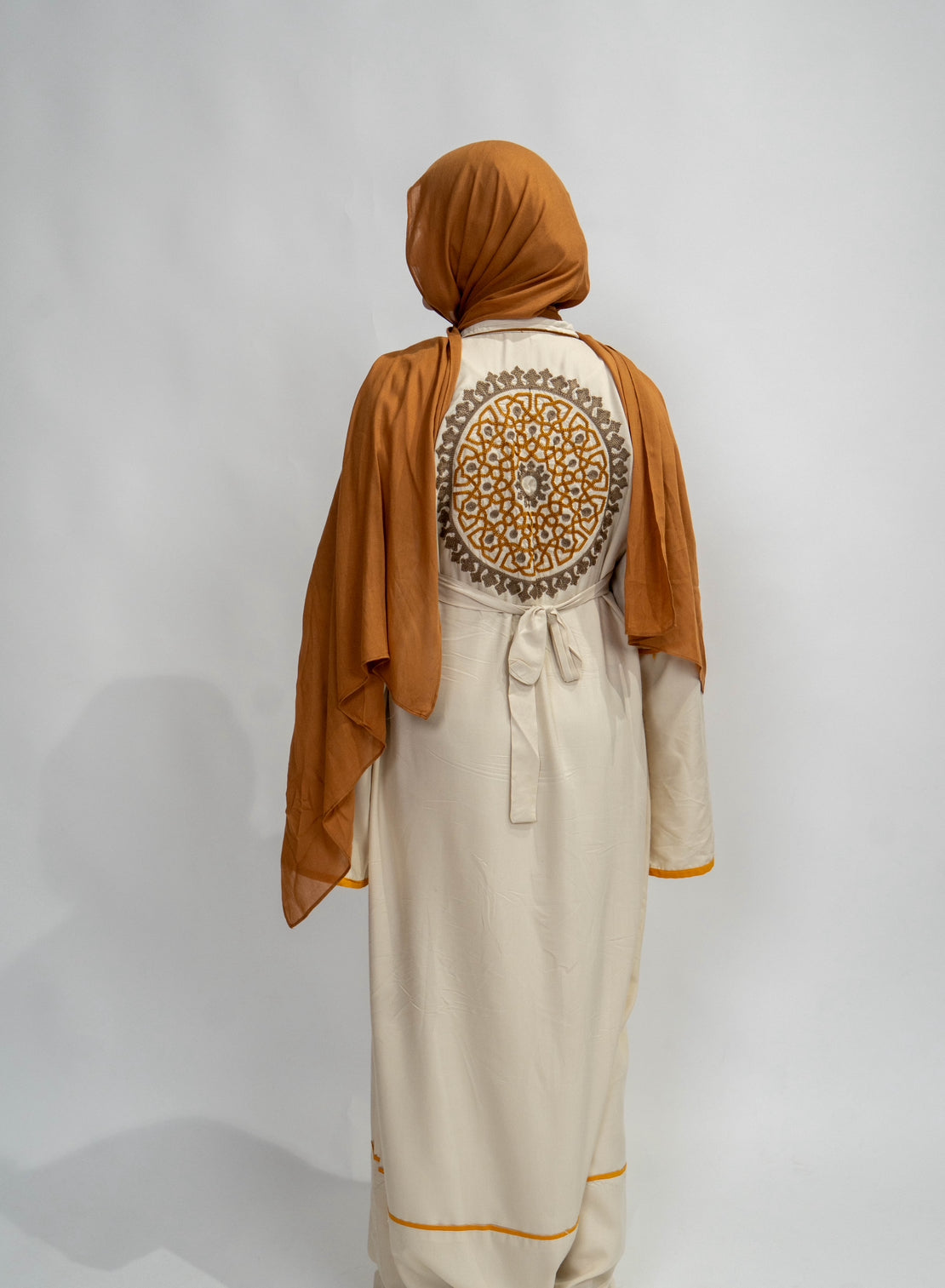 Golden Embrace Abaya