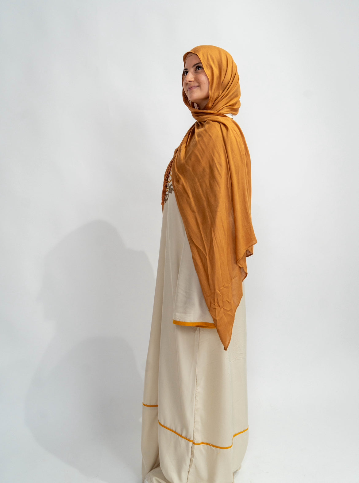 Golden Embrace Abaya