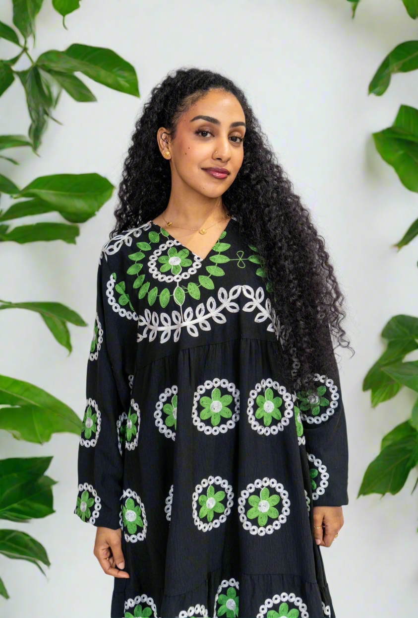 Green Nubian Heritage Dress